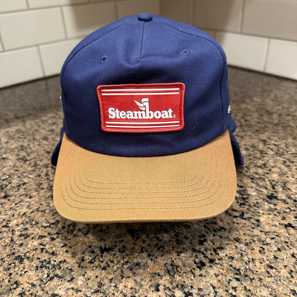 Steamboat Ski Resort Staff 25/26 LOCALE Ear Flap Hat 7 1/8 Blue Elmer Fudd